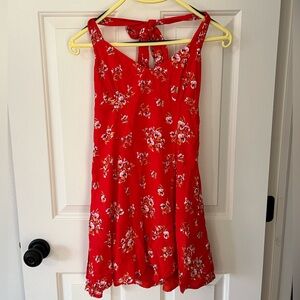 Red Halter Dress